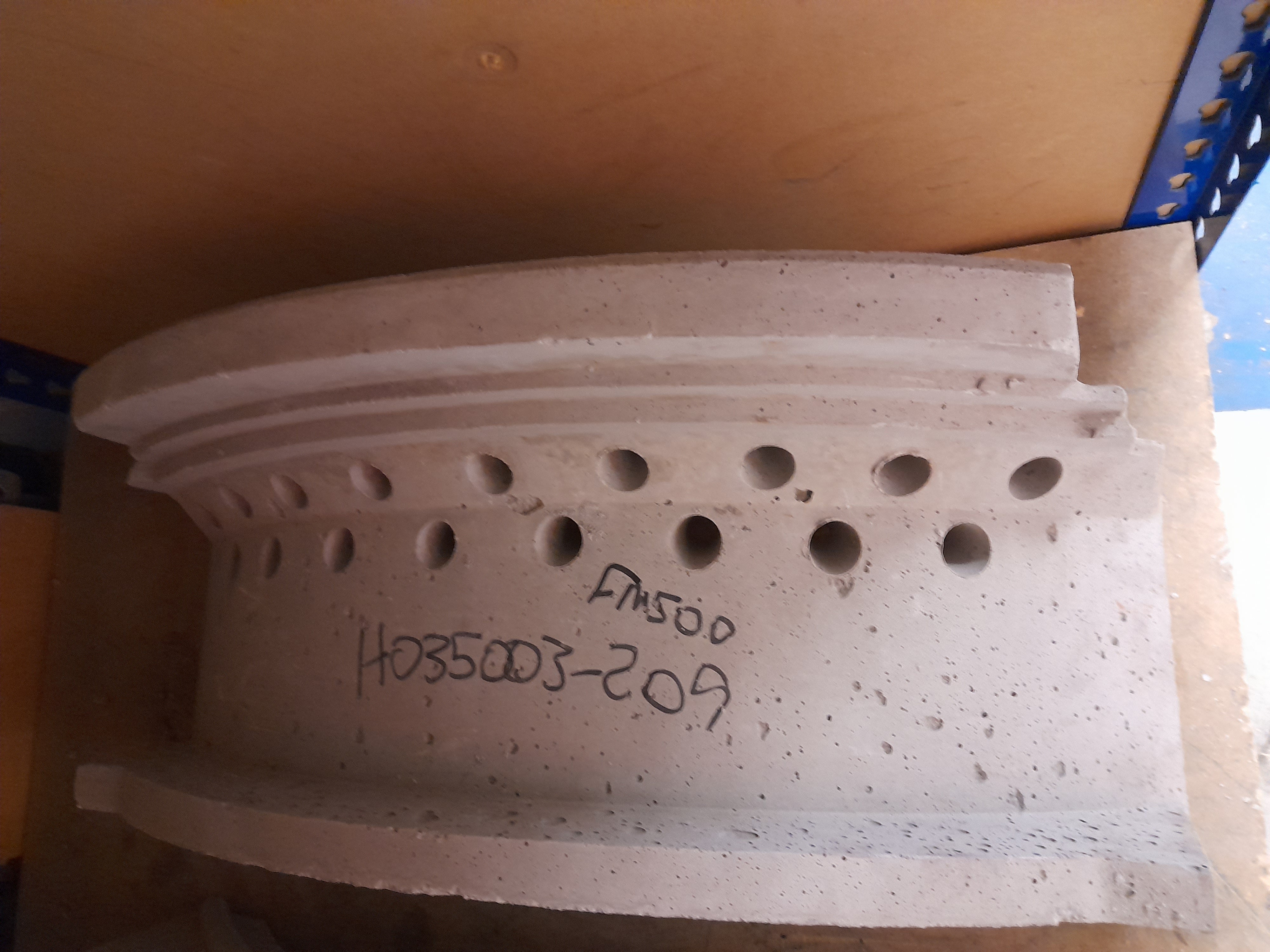 Refractory stone intermediate arched 3 level 2 - firematic
