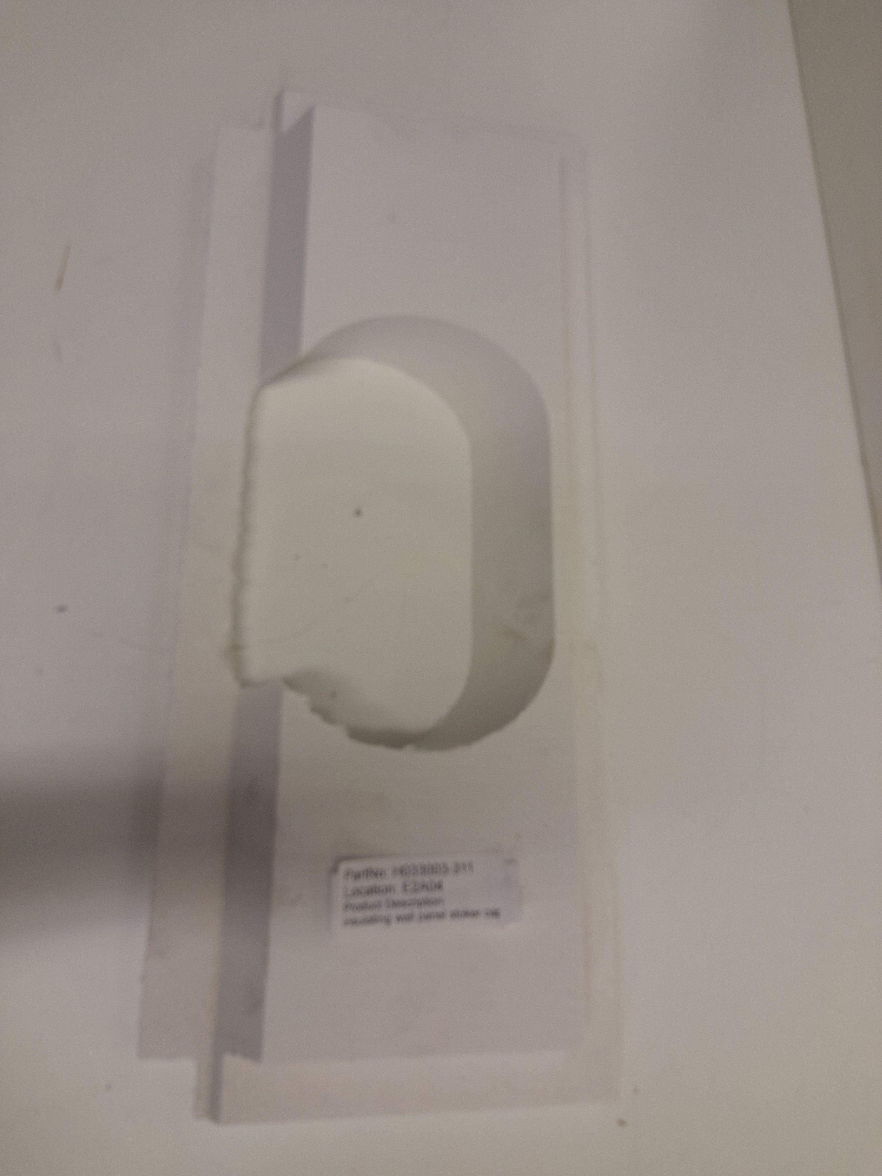 Insulating panel cap insert - firematic