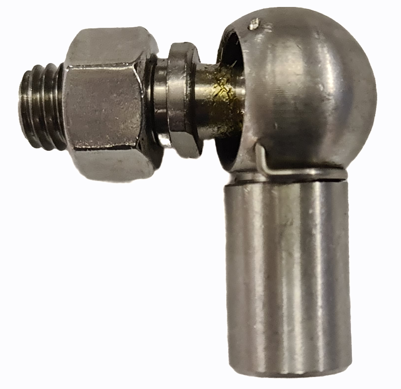 Angle hinge M12x20 galvanised - DIN 71802