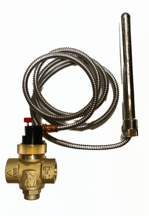 Thermal Valve - 2 port with capilliary 108 Deg
