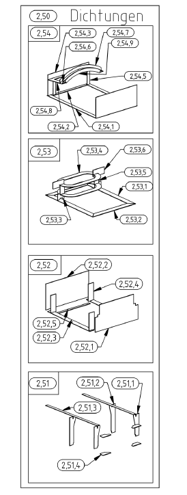 Complete Gasket set for FM151-201