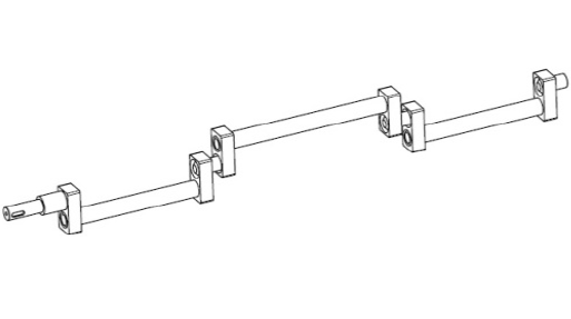 Drive bar crankshaft HEC BF500 - 1000