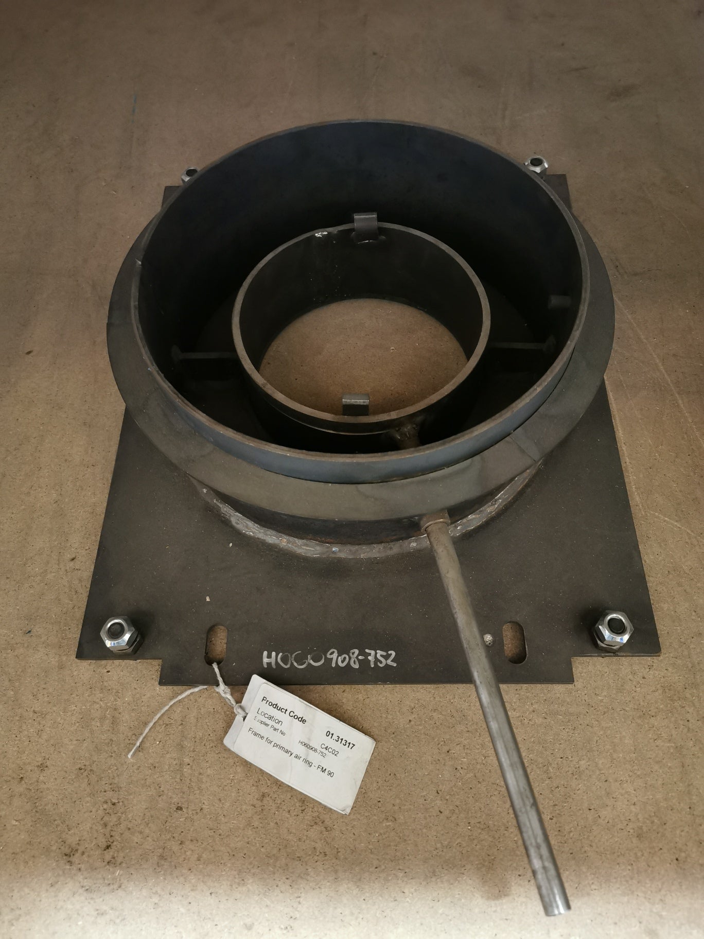 Combustion cup frame - firematic; BioControl