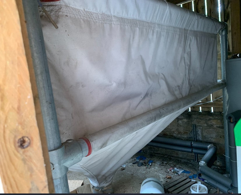Fuel store (Wood pellets) and vacuum delivery system - RHI_B_FS2