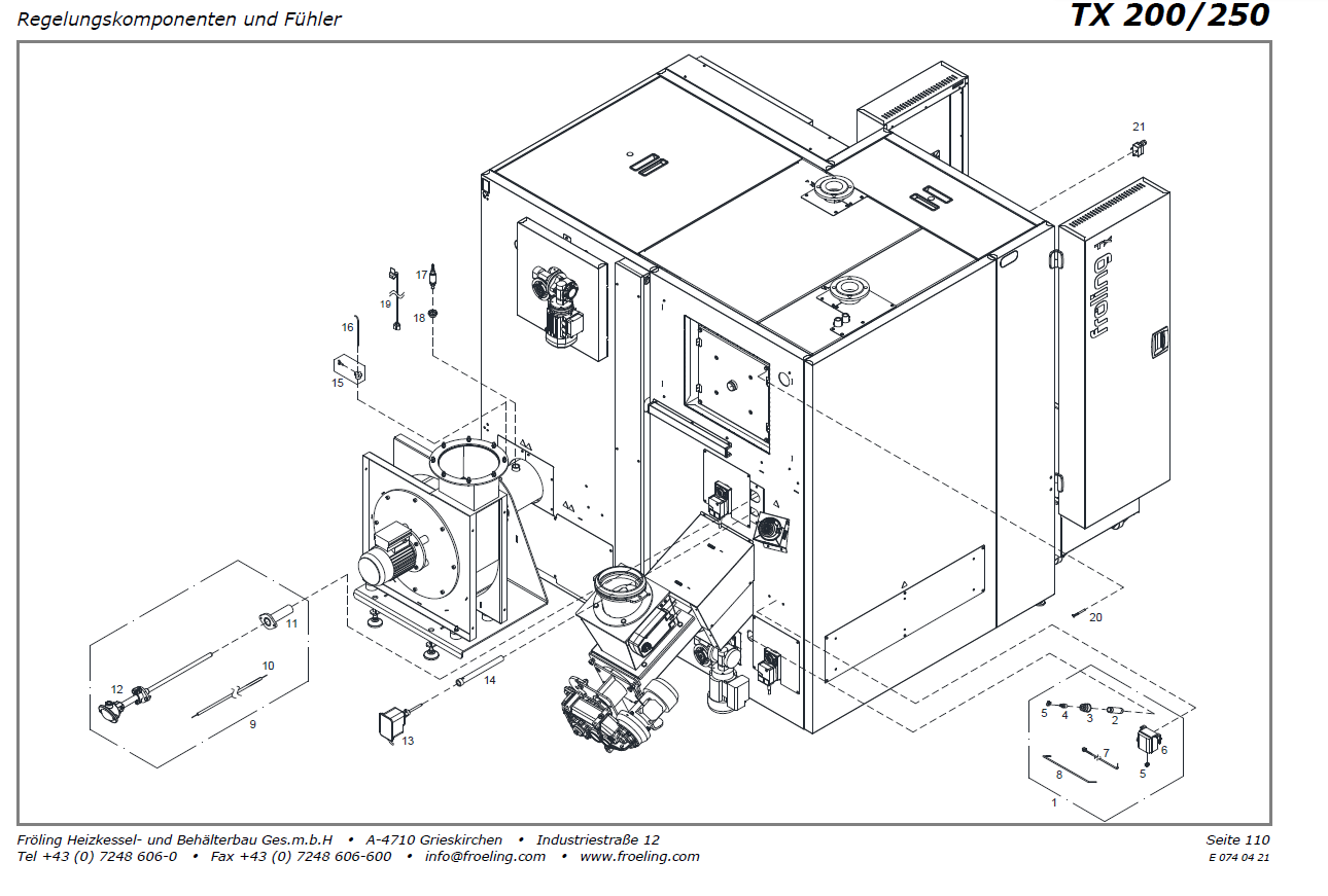 Froling Main Combustion Chamber Sensor TM500