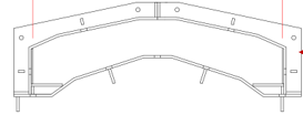 GP6 Upper arch left refractory