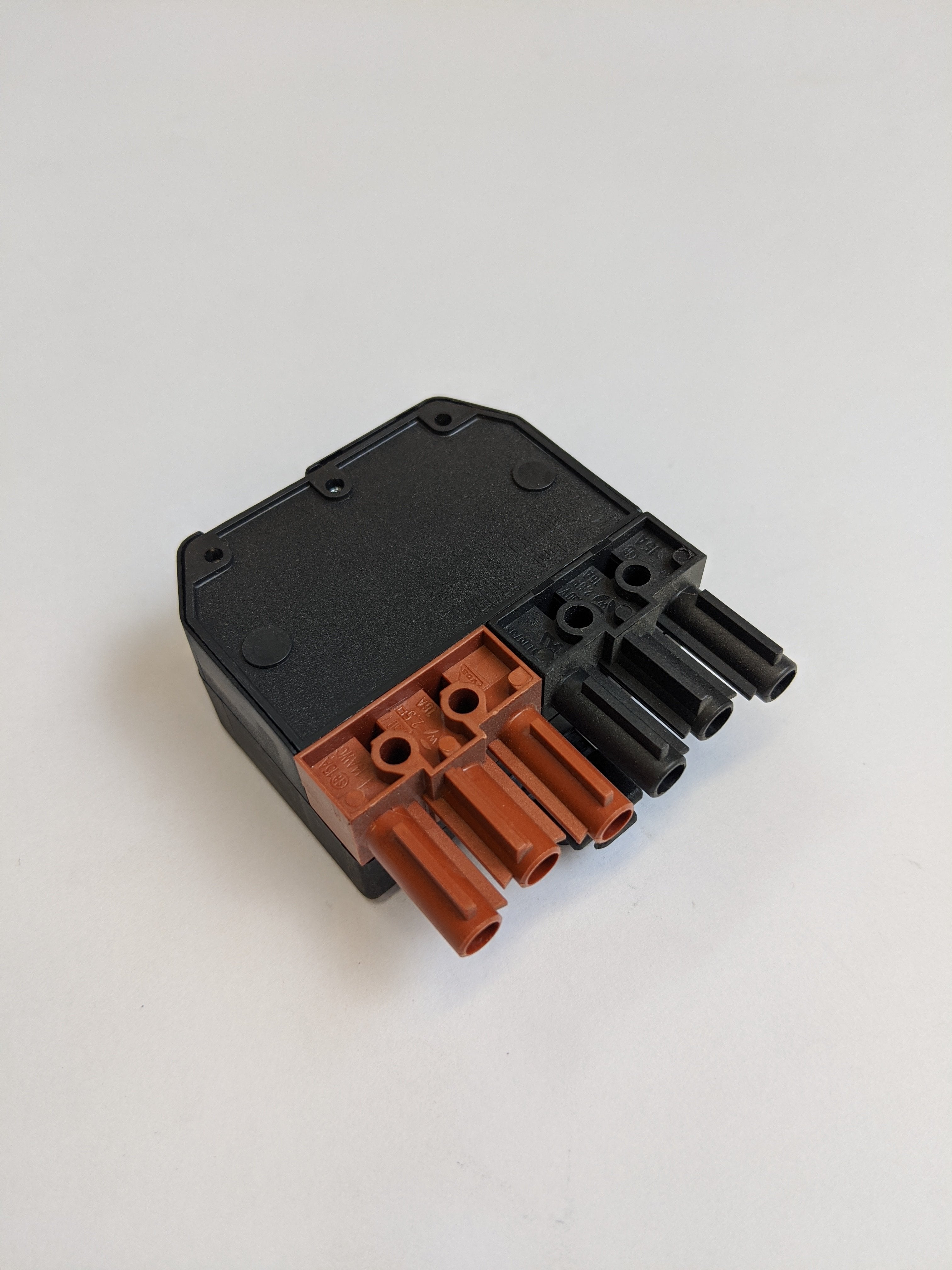 Wieland plug ST18/6-pin - with strain relief brown-black