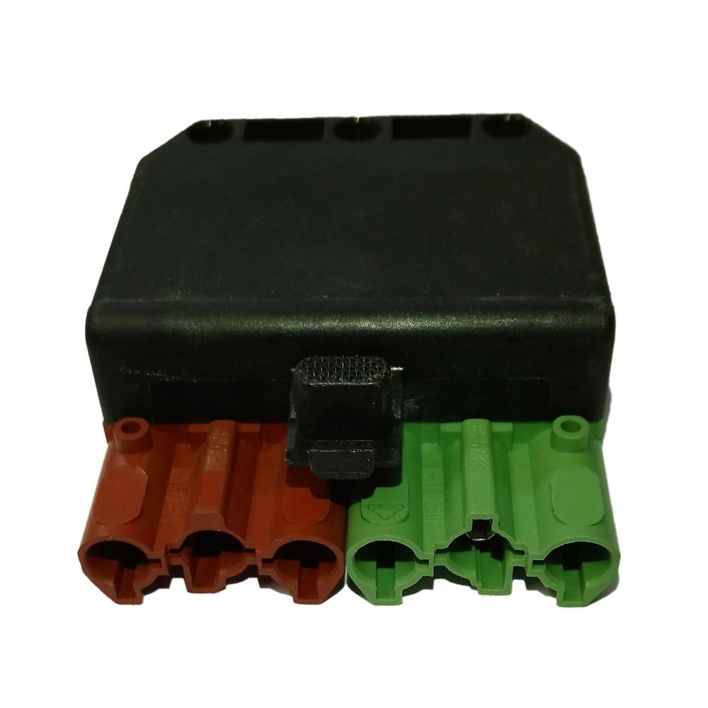 Wieland socket brown-green - ST18/6-Pin; 99.403.8212.2