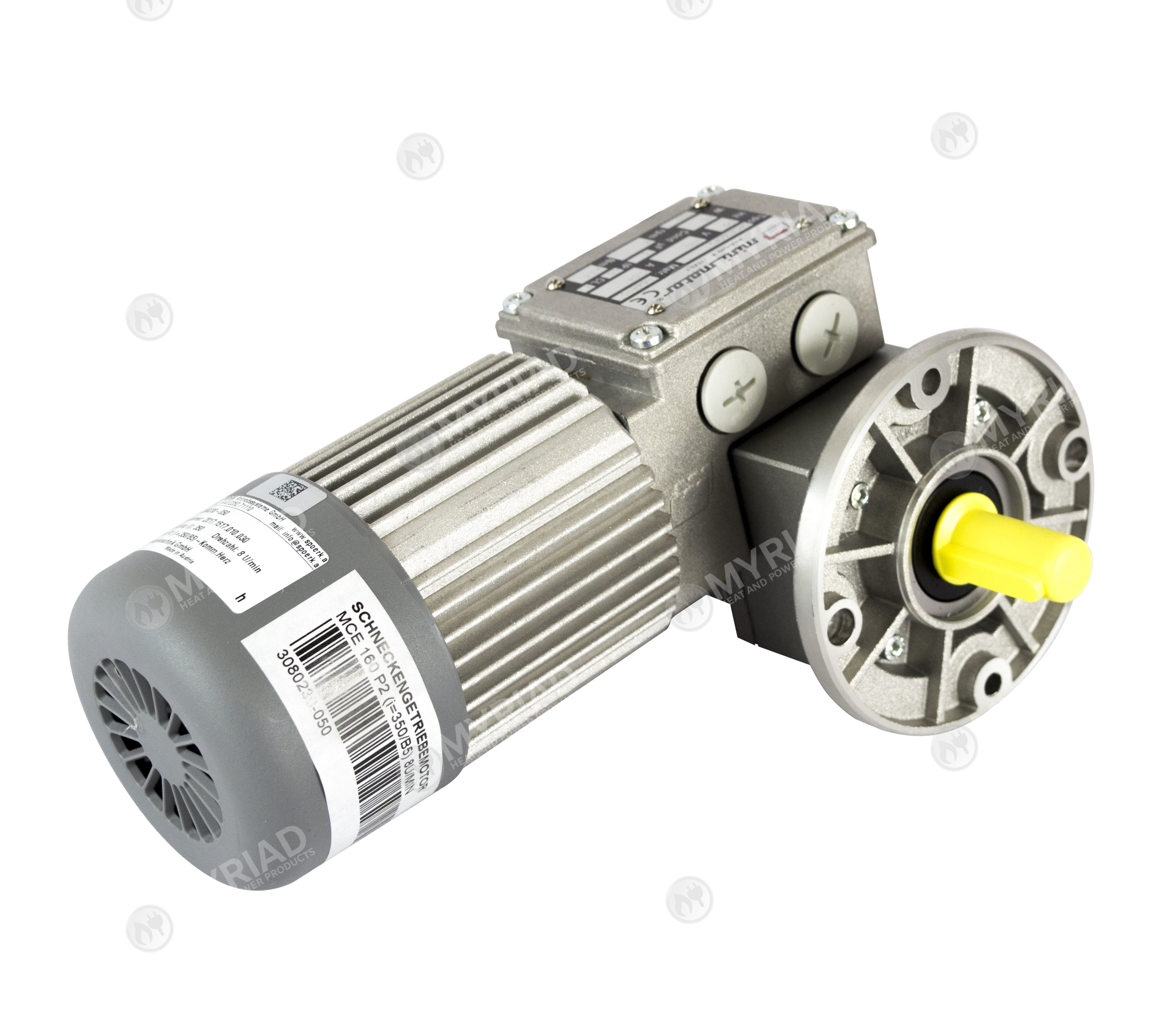 Stoker screw geared motor - MCE 160 P2 (i=350/B5) 8r/pm