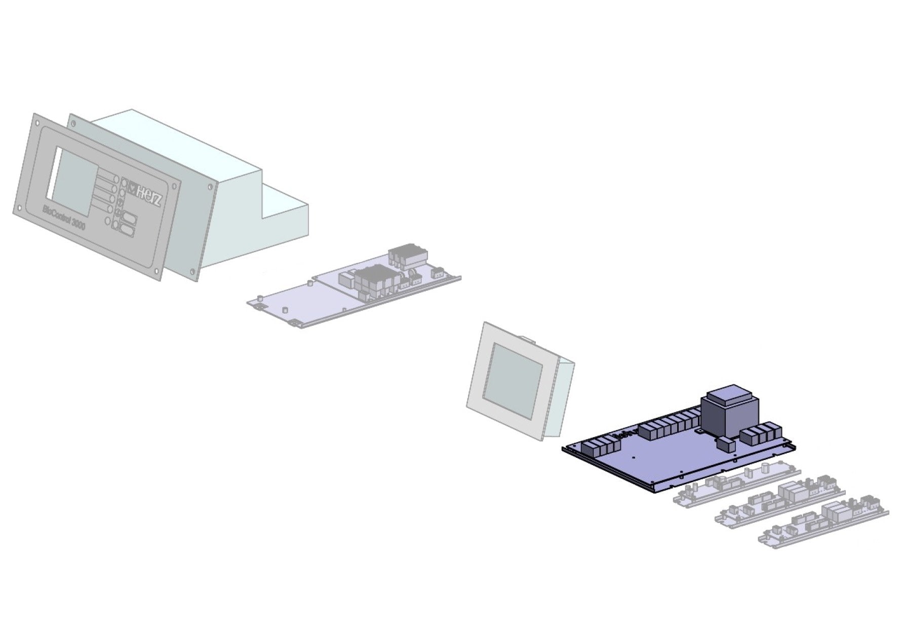 T-Control Power Board Unit (HZS 523) - to modular Controller