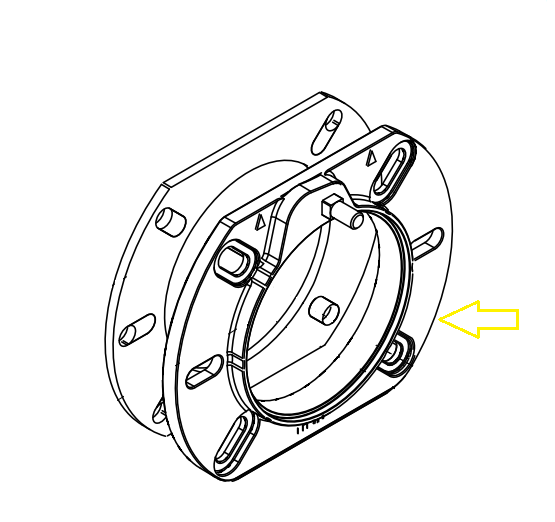 MOUNTING FLANGE MAX 4 - BFF01014/004