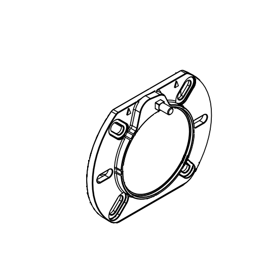 MOUNTING FLANGE MAX 12- MAX 120 GAS - BFF01019/004