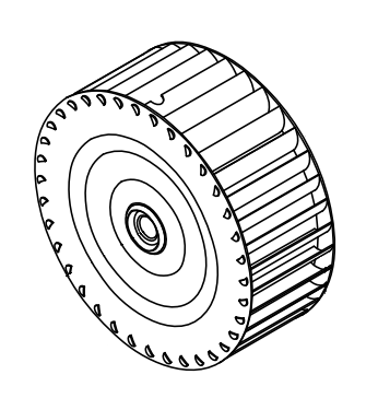 FAN IMPELLOR 120X62 MAX 25 - W114/5
