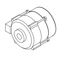 MOTOR 130W SIMEL SEALED DOUBLE END MOTOR - M181/32