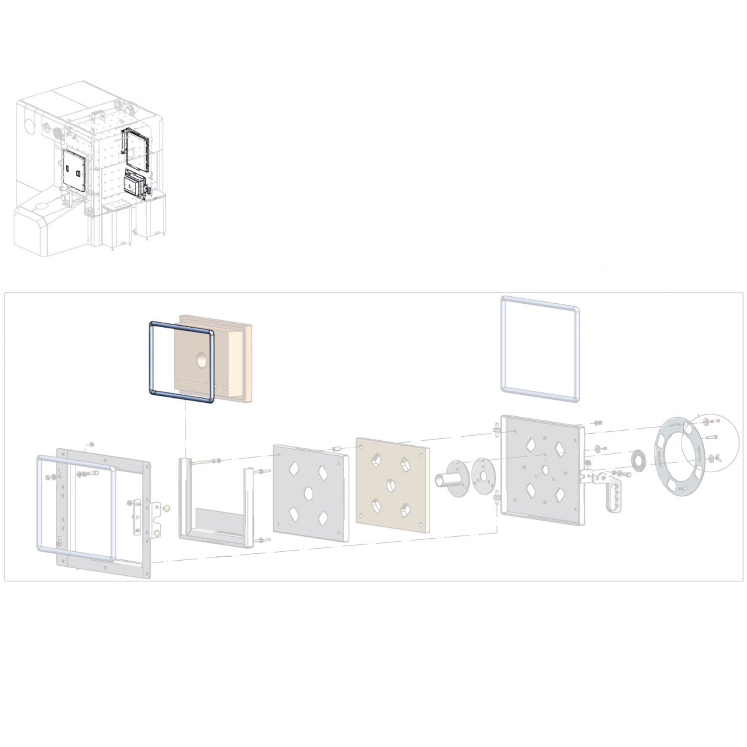 Gasket d=15mm - R 128/KH with mat core