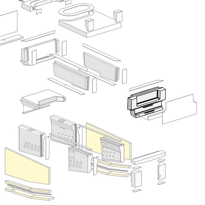 Refractory Stone insert - firematic