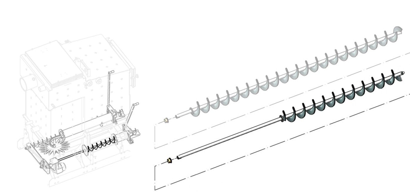 Grate Ash Auger Discharge - Firematic 151-200 120-201