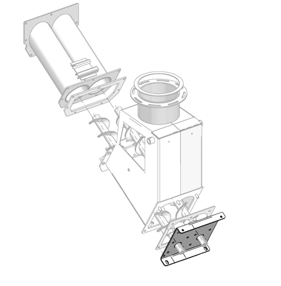 Sheet storage with screws - Wood chips