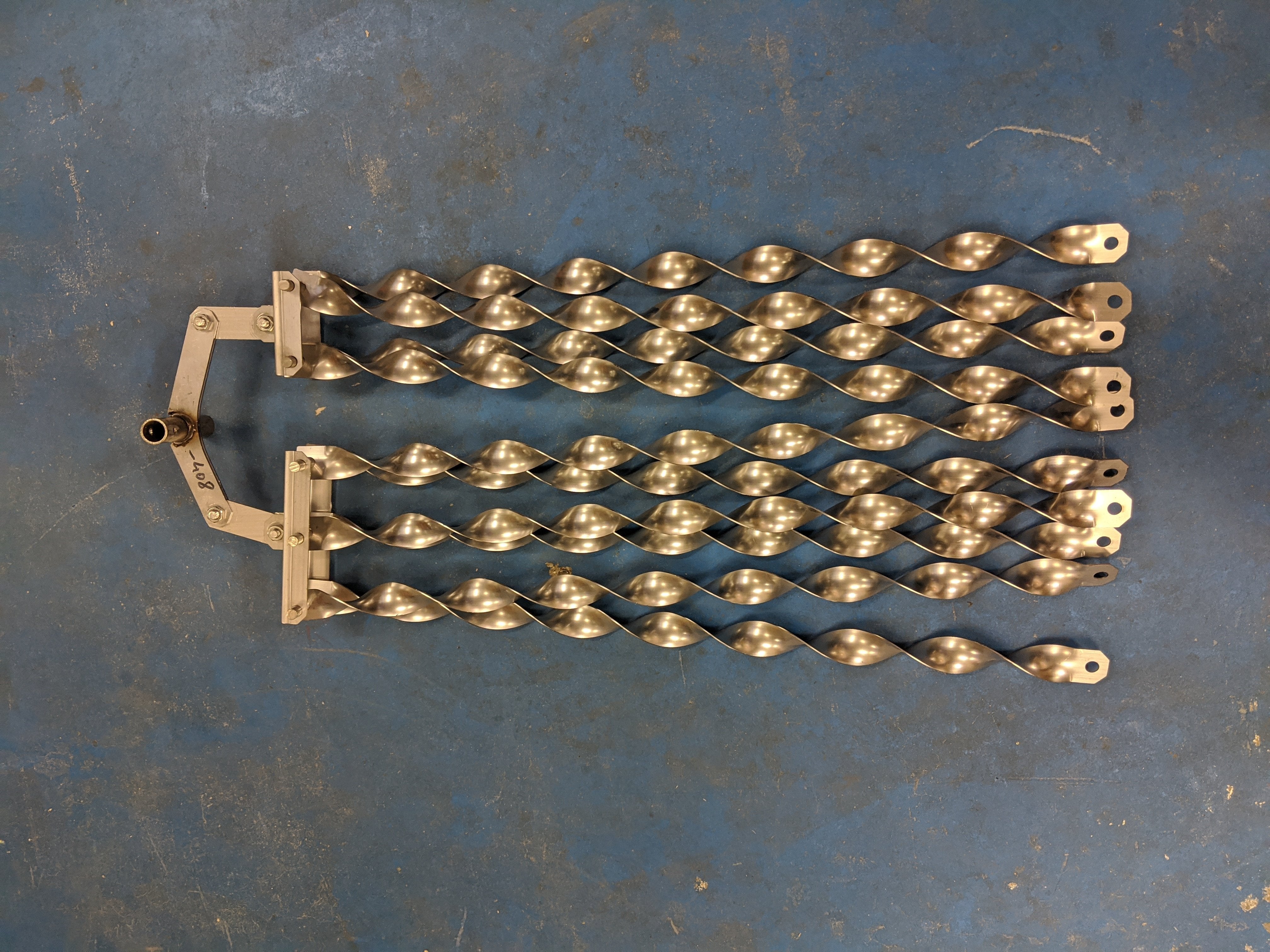 Turbulator front complete -