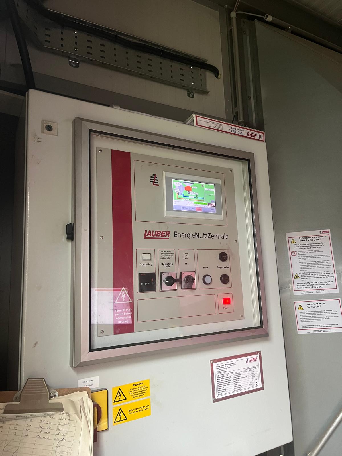 0990kW RHI_B_164 RHI Tariff & Heizomat 990 - Drying