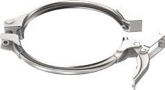 Quick Connect Pull-Ring without sealant, 100mm, galvanised, fuel ...